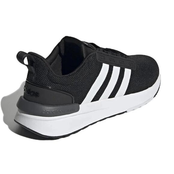 Adidas Racer TR21 Wide Mens Running Shoes Black White Size 9 GW7962 NIB NEW